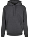 Heren Hoodie Basic Build Your Brand BB001 charcoal